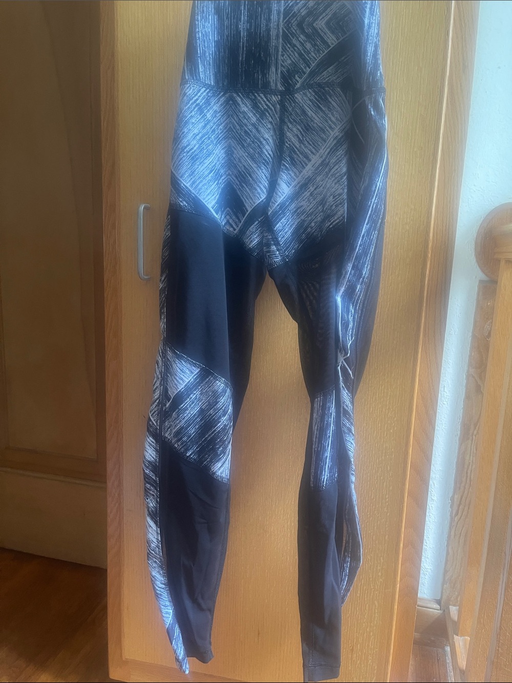 lululemon athletica Black & White Patterned Leggings